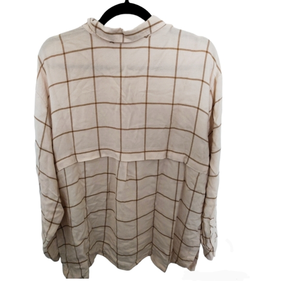 !! Sold!! J Jill Brushed-Twill Pleated-Back Shirt - Picture 4 of 10